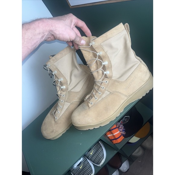 Belleville 790V Desert Waterproof Flight Combat Boot Tan Size 13 R Gore-Tex - Picture 1 of 7